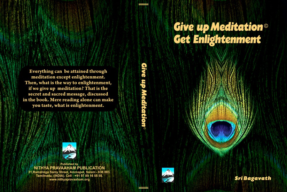 Give Up Meditation Get Enlightment